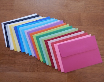 20 Small Response Card - Gift Card - Note Card Size Envelopes - A1 Evelopes - A4 4 Bar Size Envelopes