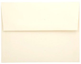 20 Cream Premium Weight Envelopes in A7, A6, A2 & A1 Sizes - 70 Lb.