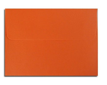 20 Bright Orange Envelopes in A7, A6, A2 Sizes - 60 Lb.