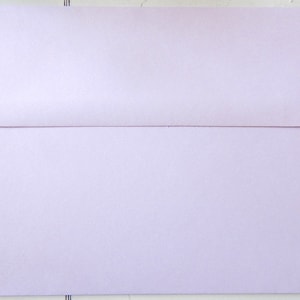 20 Pastel Purple Premium Weight Envelopes in A7, A6, A2 Sizes - 70 lb.