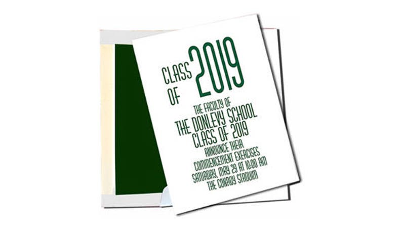 White with Hunter Green Lined Envelopes Sizes A7 and A2 20 Pack image 2