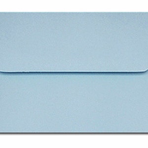 20 Light Blue Envelopes in A7, A6, A2 Sizes - 60 Lb.