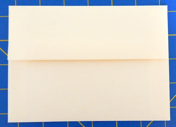 Blank 5" X 7" Cardstock And Envelopes - Ivory/Cream - Heavyweight 80lb