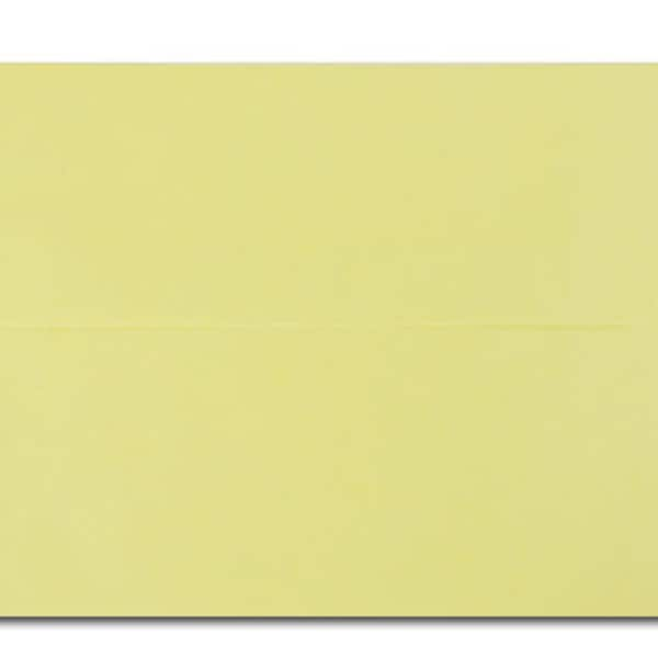 20 Pastel Yellow Envelopes in A7, A6, A2 Sizes - 60 Lb.