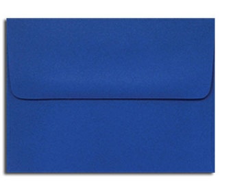 May include: A royal blue envelope with a flap.