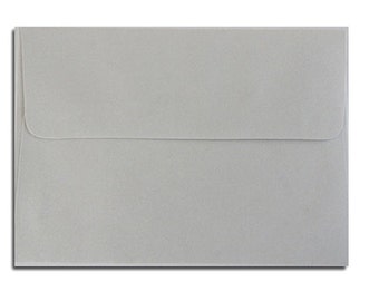 20 Soft Gray Envelopes in A7, A6, A2 & A1 Sizes - 60 Lb.