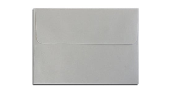 20 Soft Gray Envelopes in A7, A6, A2 & A1 Sizes - 60 Lb. Light Gray Envelopes