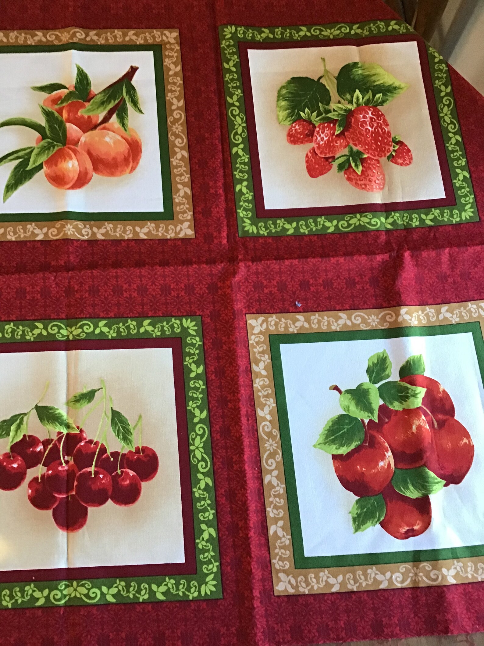 Fruit fabric panel fruit fabric bundle Fabri Quilt fabric Etsy
