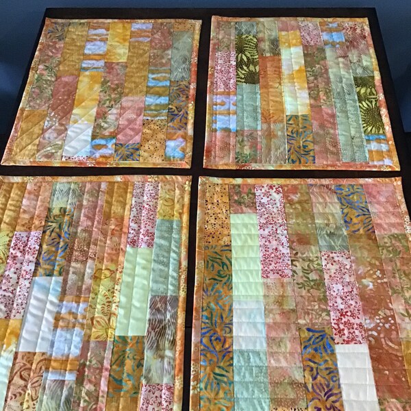 Quilted Placemats Etsy
