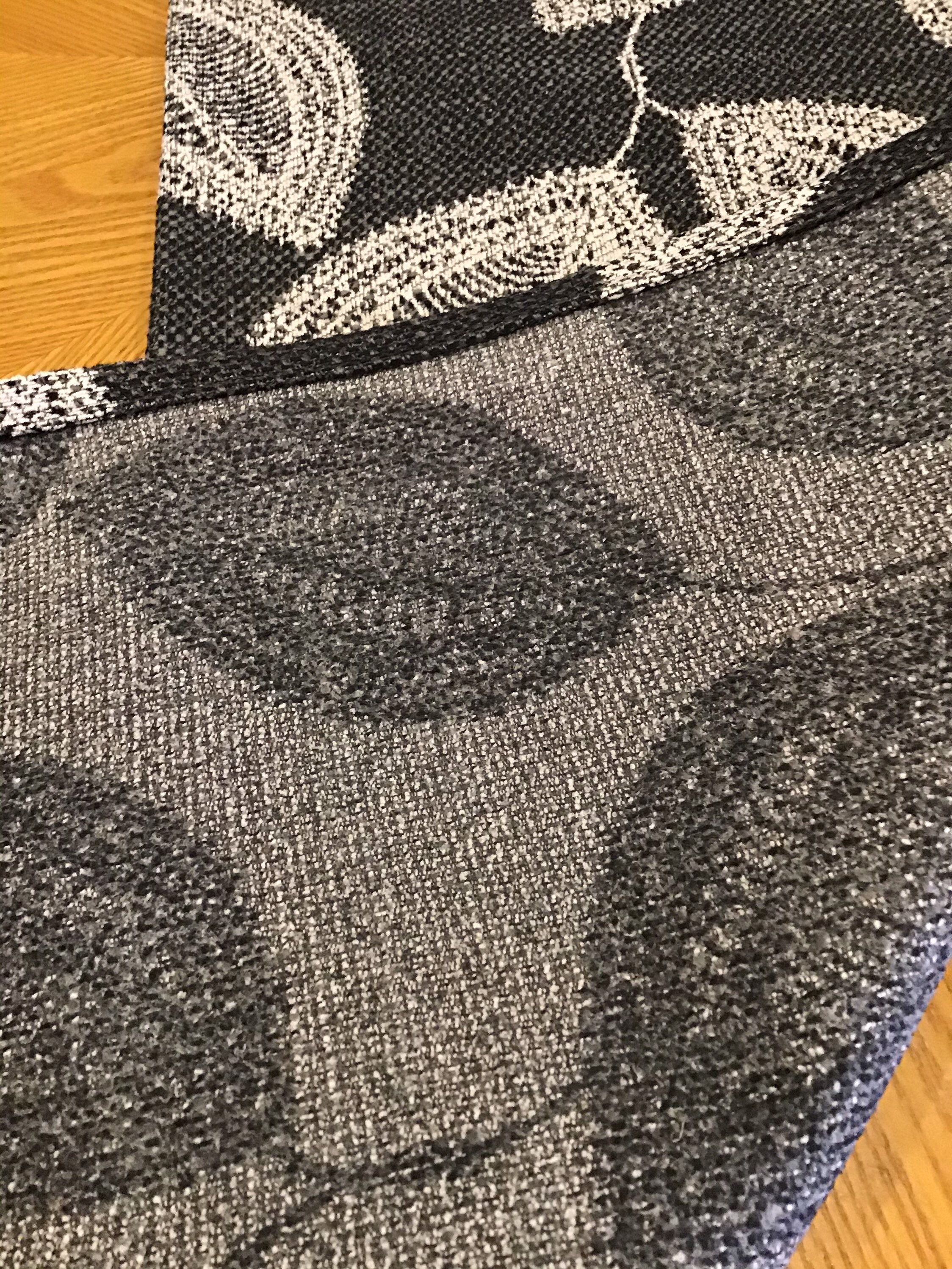 Gray leaf table runner modern gray white runner neutral Etsy