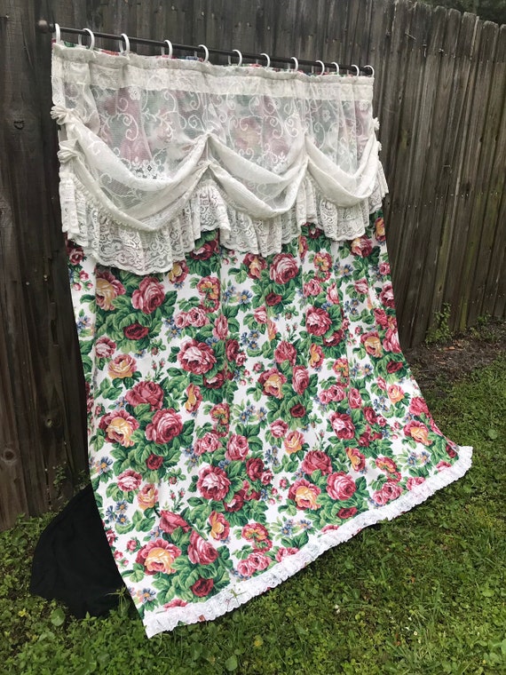 Shower Curtain Roses Victorian Shower Curtain Roses, Victorian Shower Curtain