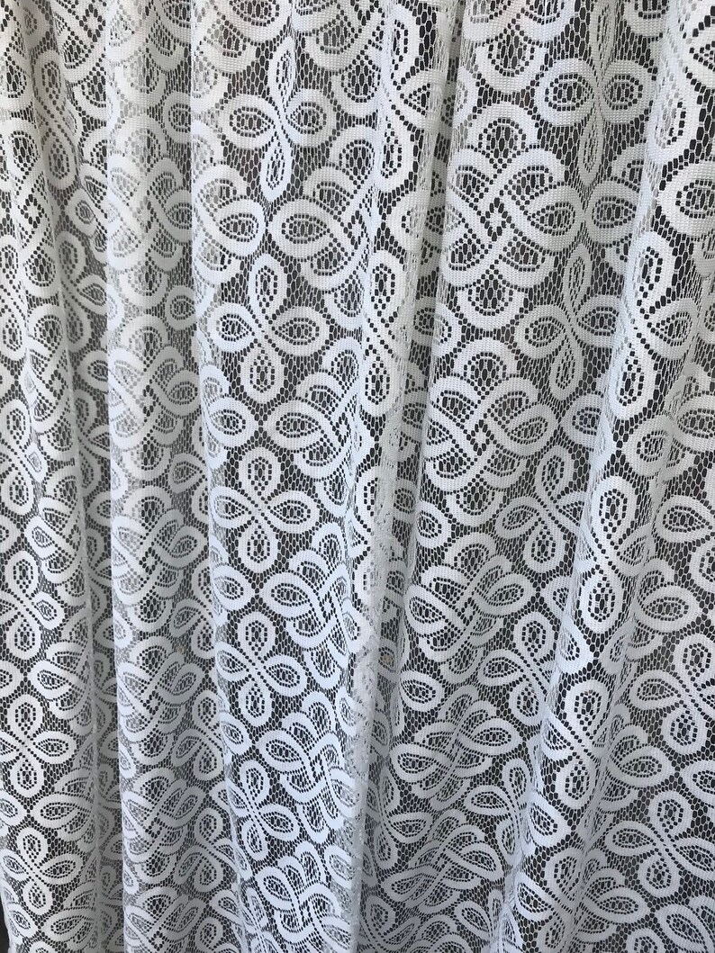Curtains Lace Curtains White Curtains Window Curtains French Etsy