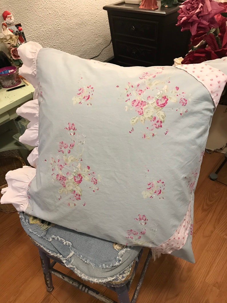 Euro Sham Slip Rachel Ashwell Fabrics Pillow Cover Bedding Etsy