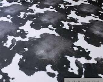 Fabric polyester velvet cow fur print cow fur imitation soft cuddly