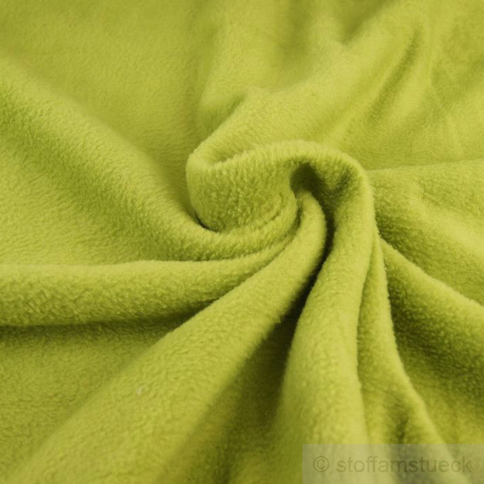 Fabric polyester fleece lime green warm soft Etsy