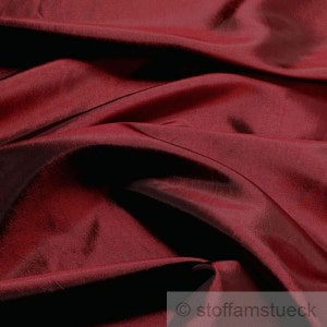 Fabric polyester dress taffeta bordeaux little brilliance