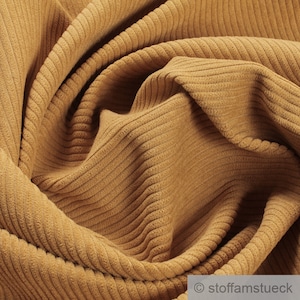 Fabric Polyester Upholstery Cord curry Upholstery fabric lightfast hard-wearing ochre