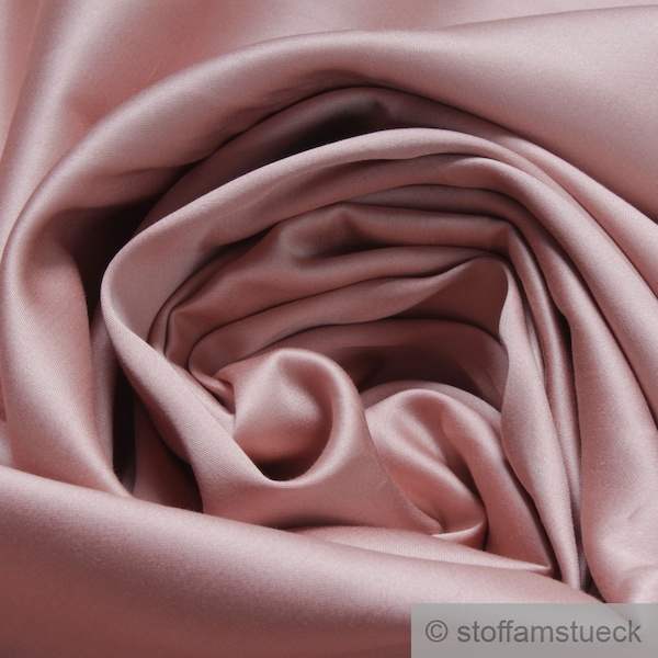 Stoff Baumwolle Satin altrose überbreit 300 cm breit mercerisiert rosa altrosa