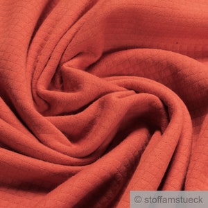 Fabric Cotton Sweat Jersey Quilt Mango Rhomb Double Face Sweat Shirt