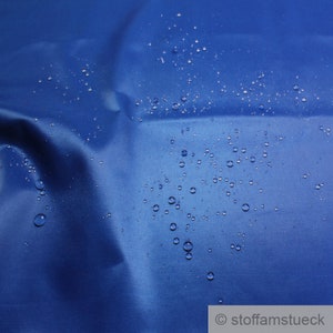 Fabric cotton polyester twill cobalt blue oil resistant tearproof water repellent 60 washable marine