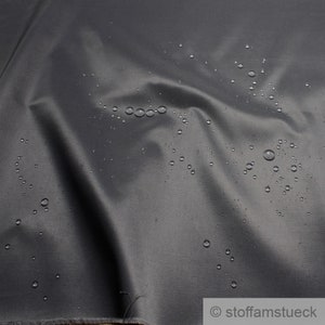 Fabric cotton polyester twill dark grey oil resistant tearproof water repellent 60 washable