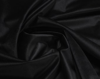 Tissu polyester velours noir robe velours velours d'ameublement 20 000 Martindale robuste