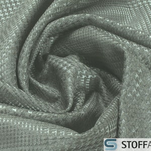 Fabric Viscose Cotton Polyamide Canvas sage Glen Check JAB Anstoetz BW1711-272 Prince of Wales Check