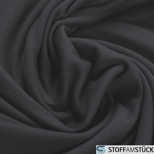 Fabric pure cotton single jersey dark grey roughened sweatshirt soft stretchy