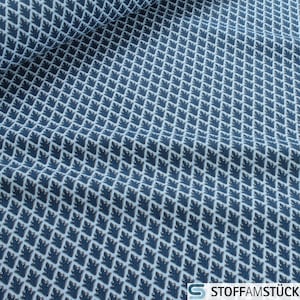 Fabric Cotton Pattern Light Blue Leaf Dark Blue Cotton Fabric Leaf