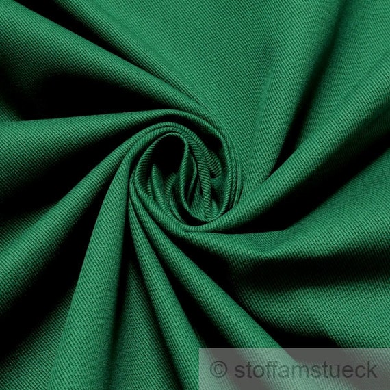 Green denim sale fabric