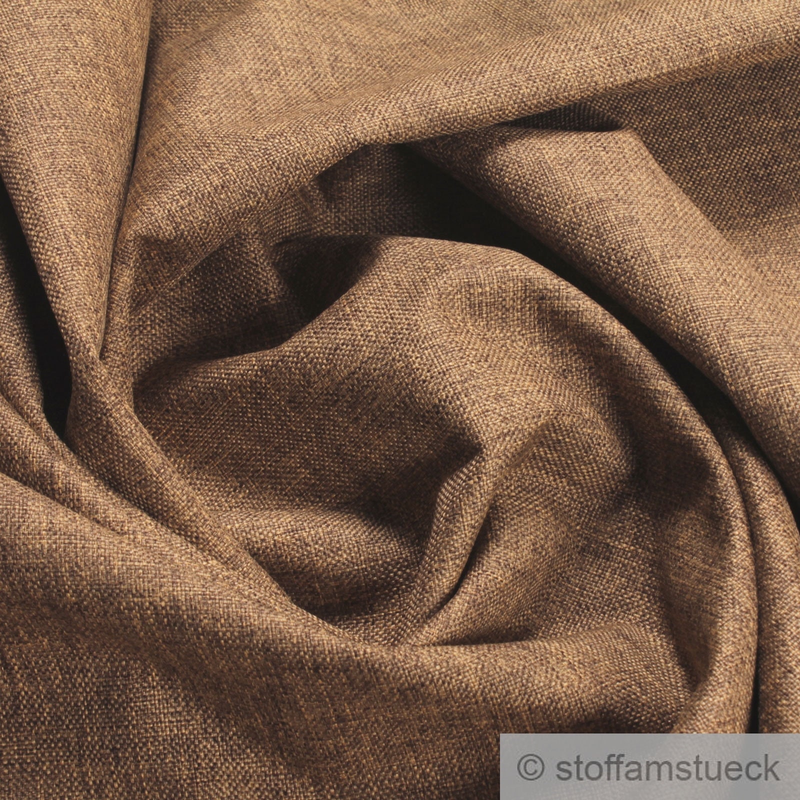 Fabric Polyester Canvas brown mottled coated water-repellent outdoor  cappuccino