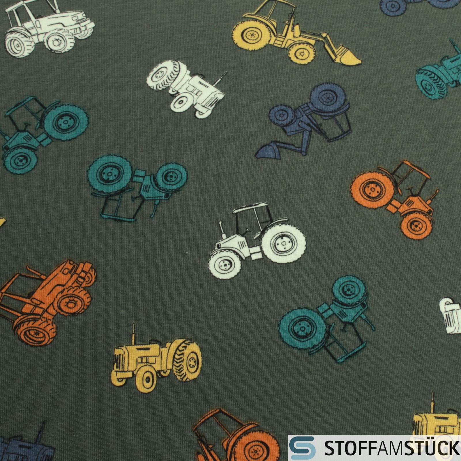 Baumwollstoff Traktor Traktoren Traktor Stoff Stoff Baumwolle