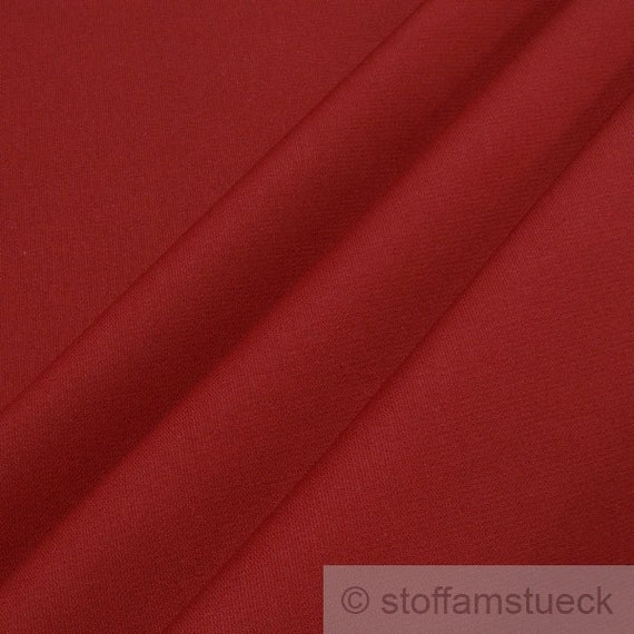 Fabric pure cotton rib moleskin carmine solid hard wearing