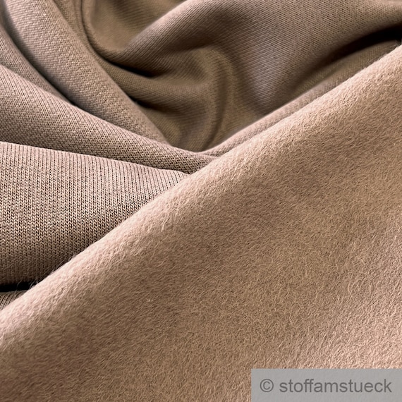 Brushed cotton jersey fabric discount