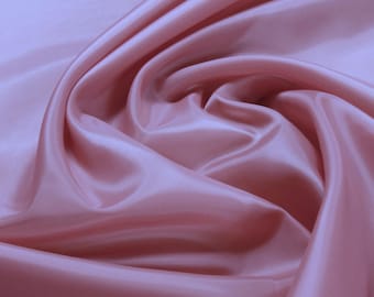 2 metres polyester taffeta old pink lining