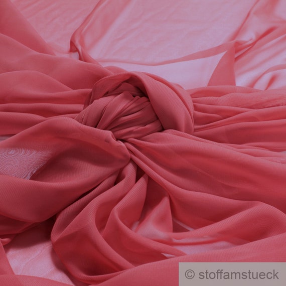 Polyester Chiffon Fabric Chiffon Stoff Beige Cremefarbener