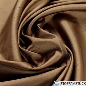 Fabric Polyester Taffeta bronze Dupion Optics JAB Anstoetz 8-3103-127
