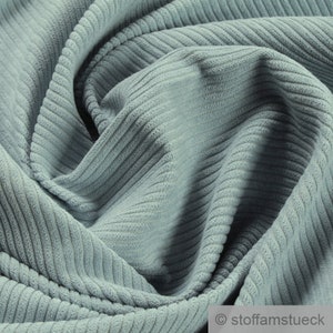 Fabric Polyester Upholstery Cord light blue Upholstery fabric lightfast hard-wearing