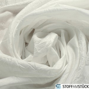 Fabric polyester crash dress taffeta off-white