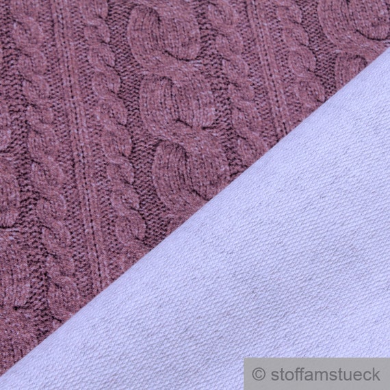 Heavy Jogging Sweat/Fleece - European Import - Oeko-Tex® - Old Rose Heavy Jogging Sweat/Fleece - European Import - Oeko-Tex® - Old Rose