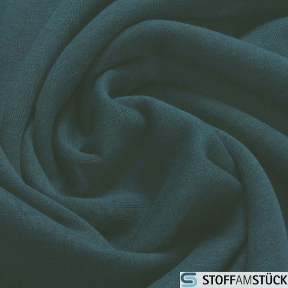 Melange Double-sided Terry - European Import - Petrol Melange Double-sided Terry - European Import - Petrol