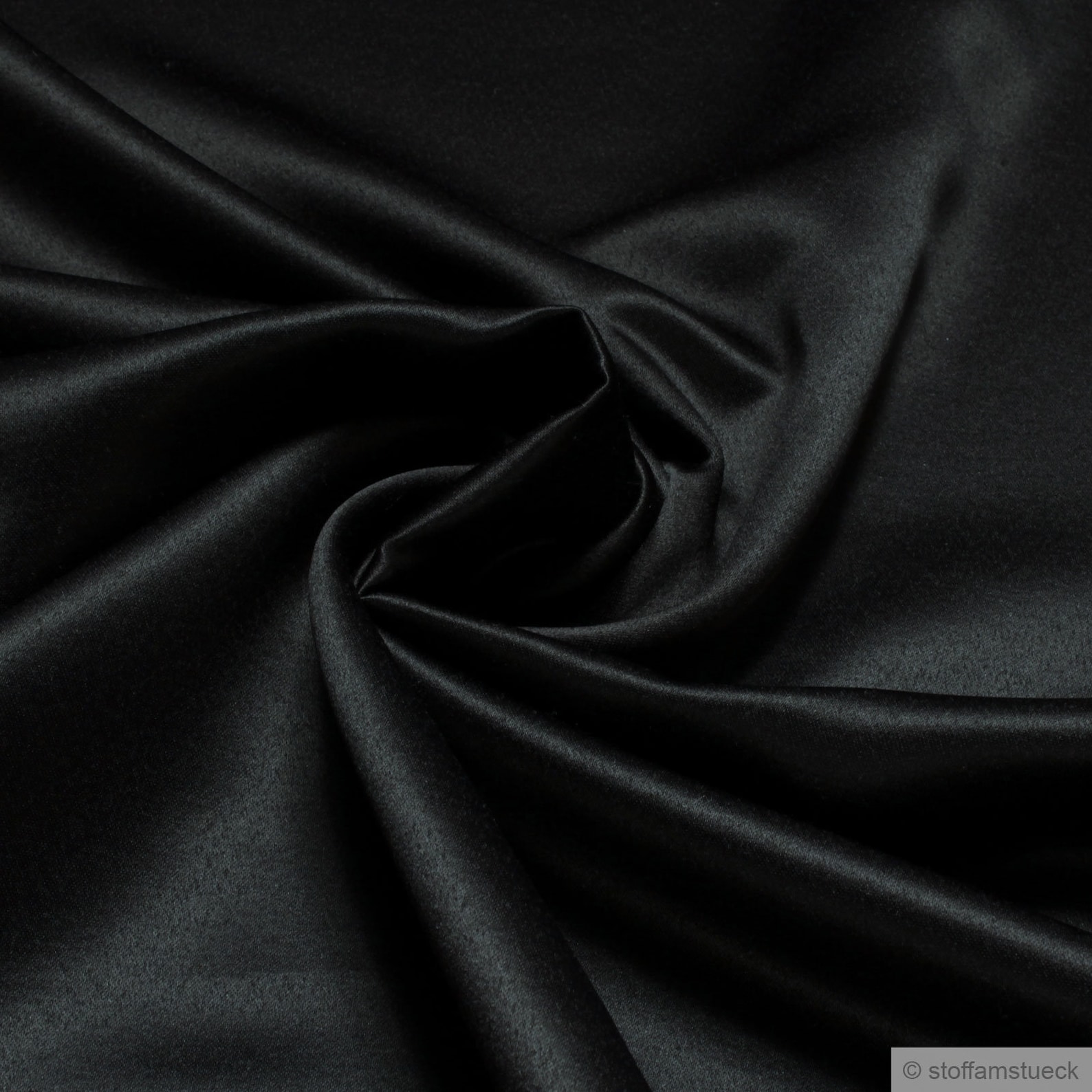 Fabric Polyester Satin Black Wide 330 Cm Wide Extra Width Etsy