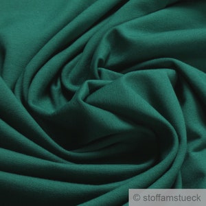 0.5 metre Fabric cotton elastan single jersey fir green T-Shirt soft elastic