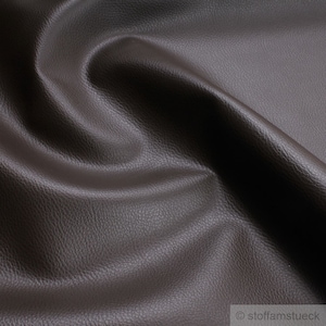 Fabric PVC imitation leather dark brown grain 22.000 Martindale