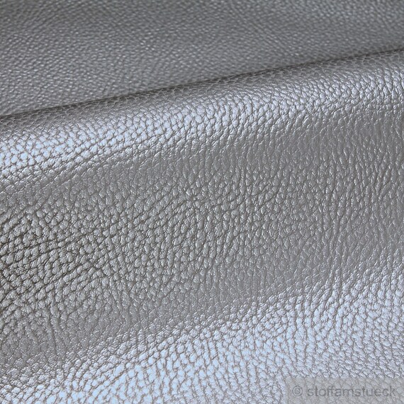 Fabric PVC imitation leather silver grain 22.000 Martindale
