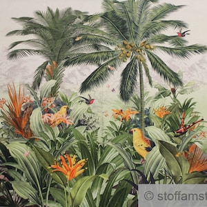 1.4 metres fabric pure cotton canvas palm wall decoration textile picture