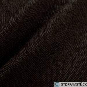 Fabric Cotton Viscose Linen Polyamide Canvas Dark Brown Coarse JAB Anstoetz BW1575-323 image 2