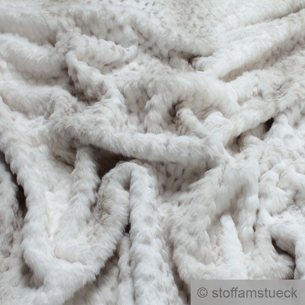 Fabric polyester fur nap mountain hare fake fur faux fur soft