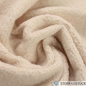 Fabric polyester teddy fur wool white teddy plush 100.000 martindale upholstery