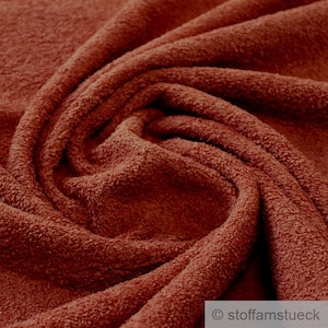 Fabric pure cotton terry cloth cinnamon towelling toweling